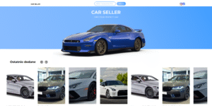 CarSeller – Nowoczesna strona do przeglądania ogłoszeń motoryzacyjnych